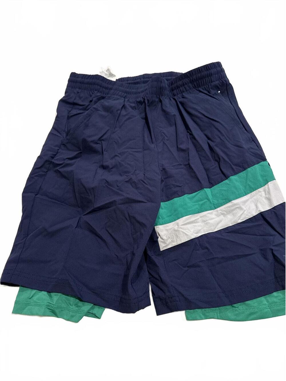Wilson Athletic Track Shorts Navy Blue - Boys XL